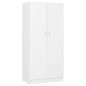 vidaXL Kleiderschrank Weiß 82,5x51,5x180 cm Holzwerkstoff vidaXL Kleiderschrank Weiß 82,5x51,5x180 cm Holzwerkstoff