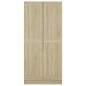 vidaXL Kleiderschrank Sonoma-Eiche 82,5x51,5x180 cm Holzwerkstoff vidaXL Kleiderschrank Sonoma-Eiche 82,5x51,5x180 cm Holzwerkstoff