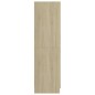 vidaXL Kleiderschrank Sonoma-Eiche 82,5x51,5x180 cm Holzwerkstoff vidaXL Kleiderschrank Sonoma-Eiche 82,5x51,5x180 cm Holzwerkstoff