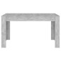 vidaXL Esstisch Betongrau 140x74,5x76 cm Holzwerkstoff vidaXL Esstisch Betongrau 140x74,5x76 cm Holzwerkstoff