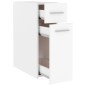 vidaXL Apothekerschrank Weiß 20x45,5x60 cm Holzwerkstoff vidaXL Apothekerschrank Weiß 20x45,5x60 cm Holzwerkstoff