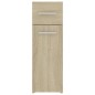 vidaXL Apothekerschrank Sonoma-Eiche 20x45,5x60 cm Holzwerkstoff vidaXL Apothekerschrank Sonoma-Eiche 20x45,5x60 cm Holzwerkstoff