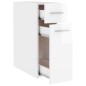 vidaXL Apothekerschrank Hochglanz-Weiß 20x45,5x60 cm Holzwerkstoff vidaXL Apothekerschrank Hochglanz-Weiß 20x45,5x60 cm Holzwerkstoff