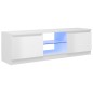 vidaXL TV-Schrank mit LED-Leuchten Hochglanz-Weiß 120x30x35,5 cm vidaXL TV-Schrank mit LED-Leuchten Hochglanz-Weiß 120x30x35,5 cm