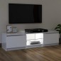 vidaXL TV-Schrank mit LED-Leuchten Hochglanz-Weiß 120x30x35,5 cm vidaXL TV-Schrank mit LED-Leuchten Hochglanz-Weiß 120x30x35,5 cm