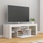 vidaXL TV-Schrank mit LED-Leuchten Hochglanz-Weiß 120x35x40 cm vidaXL TV-Schrank mit LED-Leuchten Hochglanz-Weiß 120x35x40 cm