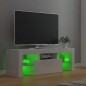 vidaXL TV-Schrank mit LED-Leuchten Hochglanz-Weiß 120x35x40 cm vidaXL TV-Schrank mit LED-Leuchten Hochglanz-Weiß 120x35x40 cm