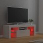 vidaXL TV-Schrank mit LED-Leuchten Hochglanz-Weiß 120x35x40 cm vidaXL TV-Schrank mit LED-Leuchten Hochglanz-Weiß 120x35x40 cm