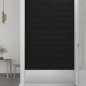 Wandpaneele 12 Stk. Schwarz 60x15 cm Stoff 1,08 m² Wandpaneele 12 Stk. Schwarz 60x15 cm Stoff 1,08 m²