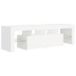 vidaXL TV-Schrank mit LED-Beleuchtung Weiß 140x36,5x40 cm vidaXL TV-Schrank mit LED-Beleuchtung Weiß 140x36,5x40 cm