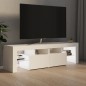 vidaXL TV-Schrank mit LED-Beleuchtung Weiß 140x36,5x40 cm vidaXL TV-Schrank mit LED-Beleuchtung Weiß 140x36,5x40 cm