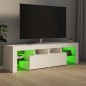 vidaXL TV-Schrank mit LED-Beleuchtung Weiß 140x36,5x40 cm vidaXL TV-Schrank mit LED-Beleuchtung Weiß 140x36,5x40 cm