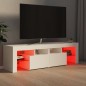 vidaXL TV-Schrank mit LED-Beleuchtung Weiß 140x36,5x40 cm vidaXL TV-Schrank mit LED-Beleuchtung Weiß 140x36,5x40 cm