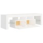 vidaXL TV-Schrank mit LED-Beleuchtung Weiß 140x36,5x40 cm vidaXL TV-Schrank mit LED-Beleuchtung Weiß 140x36,5x40 cm
