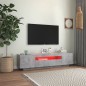 vidaXL TV-Schrank mit LED-Beleuchtung Betongrau 160x35x40 cm vidaXL TV-Schrank mit LED-Beleuchtung Betongrau 160x35x40 cm