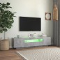 vidaXL TV-Schrank mit LED-Beleuchtung Betongrau 160x35x40 cm vidaXL TV-Schrank mit LED-Beleuchtung Betongrau 160x35x40 cm