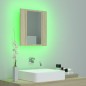 vidaXL LED-Bad-Spiegelschrank Sonoma-Eiche 40x12x45 cm Acryl vidaXL LED-Bad-Spiegelschrank Sonoma-Eiche 40x12x45 cm Acryl