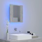 vidaXL LED-Bad-Spiegelschrank Betongrau 40x12x45 cm Acryl vidaXL LED-Bad-Spiegelschrank Betongrau 40x12x45 cm Acryl