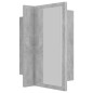 vidaXL LED-Bad-Spiegelschrank Betongrau 40x12x45 cm Acryl vidaXL LED-Bad-Spiegelschrank Betongrau 40x12x45 cm Acryl