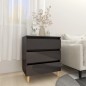vidaXL Sideboard Hochglanz-Grau 60x35x69 cm Holzwerkstoff vidaXL Sideboard Hochglanz-Grau 60x35x69 cm Holzwerkstoff