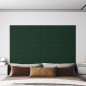 Wandpaneele 12 Stk. Dunkelgrün 90x15 cm Stoff 1,62 m² Wandpaneele 12 Stk. Dunkelgrün 90x15 cm Stoff 1,62 m²