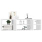 vidaXL Wandregal Weiß 102x30x29 cm Holzwerkstoff vidaXL Wandregal Weiß 102x30x29 cm Holzwerkstoff