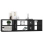 vidaXL Wandregal Schwarz 102x30x29 cm Holzwerkstoff vidaXL Wandregal Schwarz 102x30x29 cm Holzwerkstoff