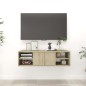 vidaXL Wandregal Sonoma-Eiche 102x30x29 cm Holzwerkstoff vidaXL Wandregal Sonoma-Eiche 102x30x29 cm Holzwerkstoff
