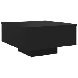 vidaXL Couchtisch Schwarz 60x60x31,5 cm Holzwerkstoff