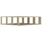 vidaXL Würfelregale 4 Stk. Sonoma-Eiche 80x15x26,5 cm Holzwerkstoff vidaXL Würfelregale 4 Stk. Sonoma-Eiche 80x15x26,5 cm Holzwerkstoff