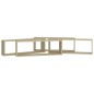 vidaXL Würfelregale 4 Stk. Sonoma-Eiche 80x15x26,5 cm Holzwerkstoff vidaXL Würfelregale 4 Stk. Sonoma-Eiche 80x15x26,5 cm Holzwerkstoff