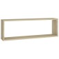 vidaXL Würfelregale 4 Stk. Sonoma-Eiche 80x15x26,5 cm Holzwerkstoff vidaXL Würfelregale 4 Stk. Sonoma-Eiche 80x15x26,5 cm Holzwerkstoff