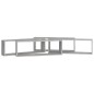 vidaXL Würfelregale 4 Stk. Betongrau 80x15x26,5 cm Holzwerkstoff vidaXL Würfelregale 4 Stk. Betongrau 80x15x26,5 cm Holzwerkstoff