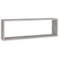 vidaXL Würfelregale 4 Stk. Betongrau 80x15x26,5 cm Holzwerkstoff vidaXL Würfelregale 4 Stk. Betongrau 80x15x26,5 cm Holzwerkstoff