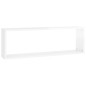 vidaXL Würfelregale 2 Stk. Hochglanz-Weiß 80x15x26,5 cm Holzwerkstoff vidaXL Würfelregale 2 Stk. Hochglanz-Weiß 80x15x26,5 cm Holzwerkstoff
