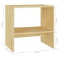 vidaXL Nachttisch 40x30,5x40 cm Massivholz Kiefer vidaXL Nachttisch 40x30,5x40 cm Massivholz Kiefer