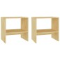 vidaXL Nachttische 2 Stk. 40x30,5x40 cm Massivholz Kiefer vidaXL Nachttische 2 Stk. 40x30,5x40 cm Massivholz Kiefer