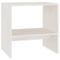 vidaXL Nachttisch Weiß 40x30,5x40 cm Kiefer Massivholz vidaXL Nachttisch Weiß 40x30,5x40 cm Kiefer Massivholz