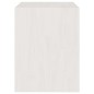 vidaXL Nachttisch Weiß 40x30,5x40 cm Kiefer Massivholz vidaXL Nachttisch Weiß 40x30,5x40 cm Kiefer Massivholz