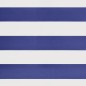 vidaXL Markise Einziehbar Blau und Weiß 4x3 m Stoff und Aluminium vidaXL Markise Einziehbar Blau und Weiß 4x3 m Stoff und Aluminium