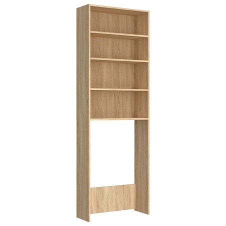 vidaXL Waschmaschinenschrank Sonoma-Eiche 64x24x190 cm
