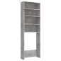 vidaXL Waschmaschinenschrank Betongrau 64x24x190 cm vidaXL Waschmaschinenschrank Betongrau 64x24x190 cm