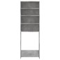 vidaXL Waschmaschinenschrank Betongrau 64x24x190 cm vidaXL Waschmaschinenschrank Betongrau 64x24x190 cm