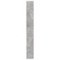 vidaXL Waschmaschinenschrank Betongrau 64x24x190 cm vidaXL Waschmaschinenschrank Betongrau 64x24x190 cm