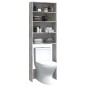 vidaXL Waschmaschinenschrank Betongrau 64x24x190 cm vidaXL Waschmaschinenschrank Betongrau 64x24x190 cm