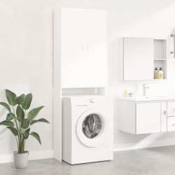 vidaXL Waschmaschinenschrank Weiß 64x25,5x190 cm