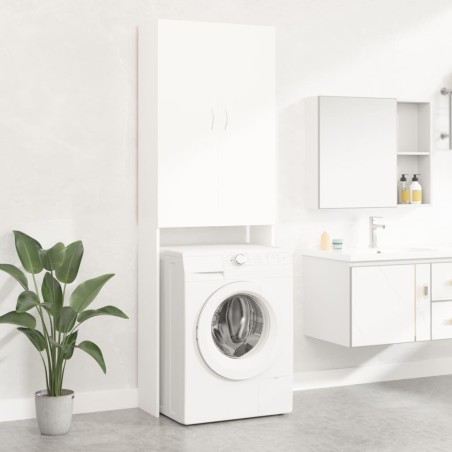 vidaXL Waschmaschinenschrank Weiß 64x25,5x190 cm