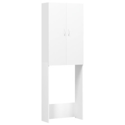 vidaXL Waschmaschinenschrank Weiß 64x25,5x190 cm