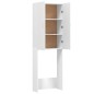 vidaXL Waschmaschinenschrank Weiß 64x25,5x190 cm vidaXL Waschmaschinenschrank Weiß 64x25,5x190 cm