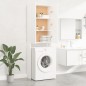 vidaXL Waschmaschinenschrank Weiß 64x25,5x190 cm vidaXL Waschmaschinenschrank Weiß 64x25,5x190 cm